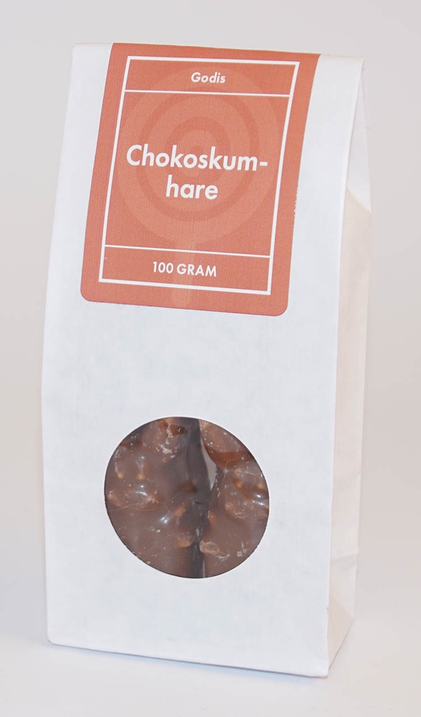 Choko skumhare Fransons vit påse med fönster