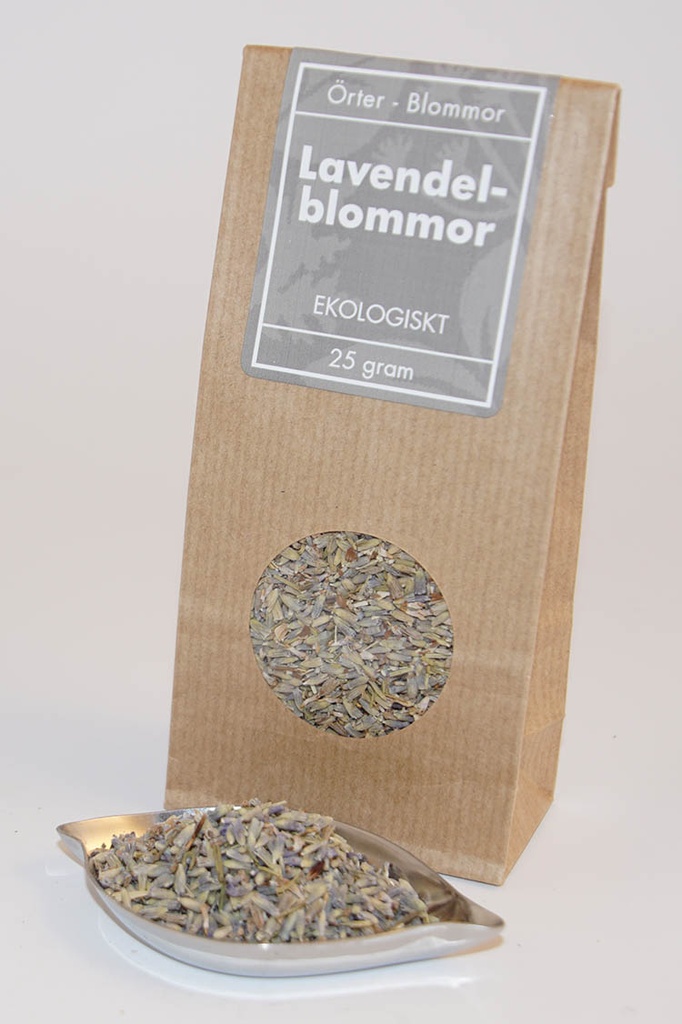 Lavendel EKO brun påse med fönster