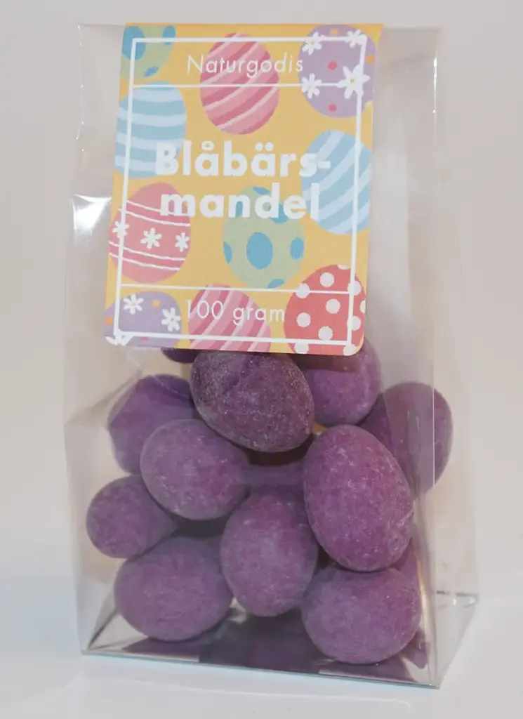 Blueberry almond in stand-up pouch