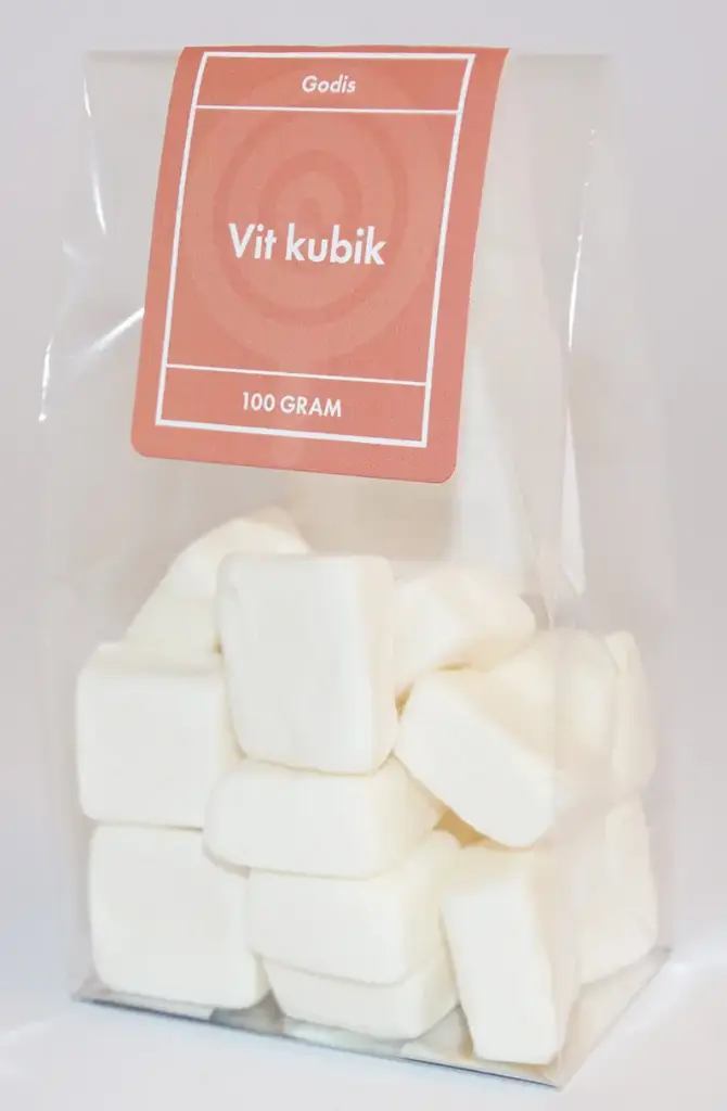 White cube Dals pack in stand-up pouch 100g