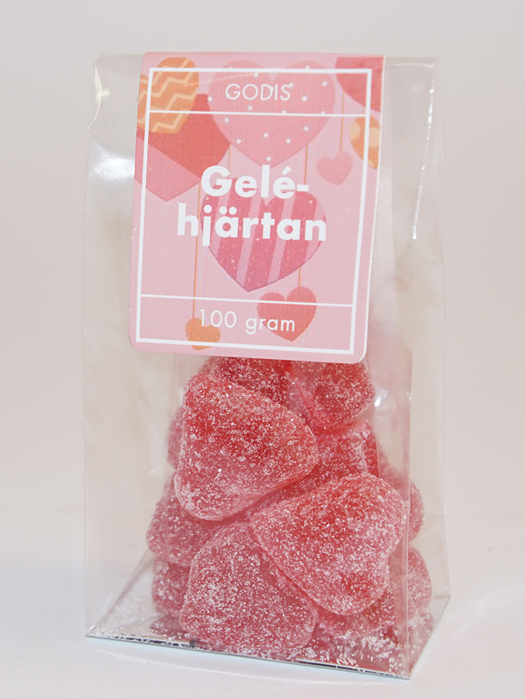 Gelehjärtan FRANSSON ståpåse 100g