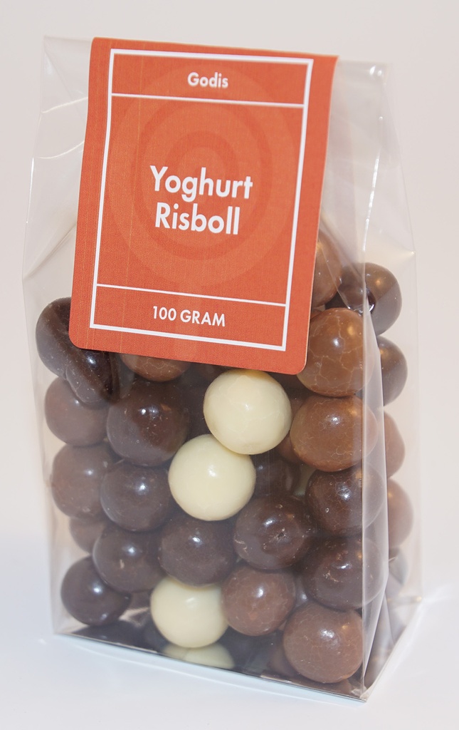 Yoghurt risboll fp i ståpåse 100g