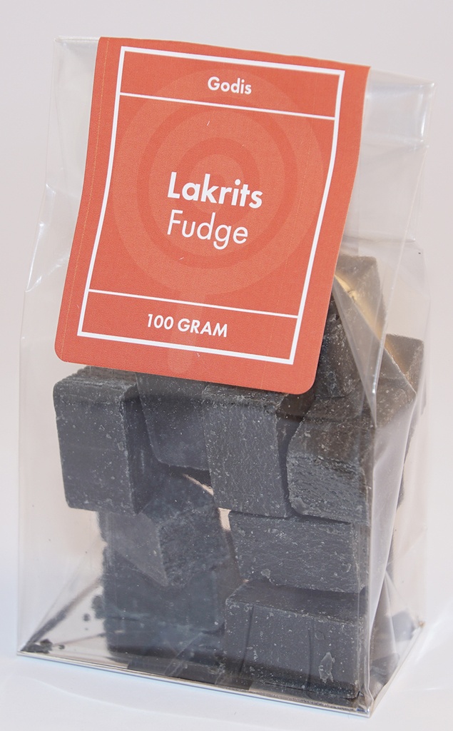 Lakritssfudge kolafabriken i ståpåse 100g
