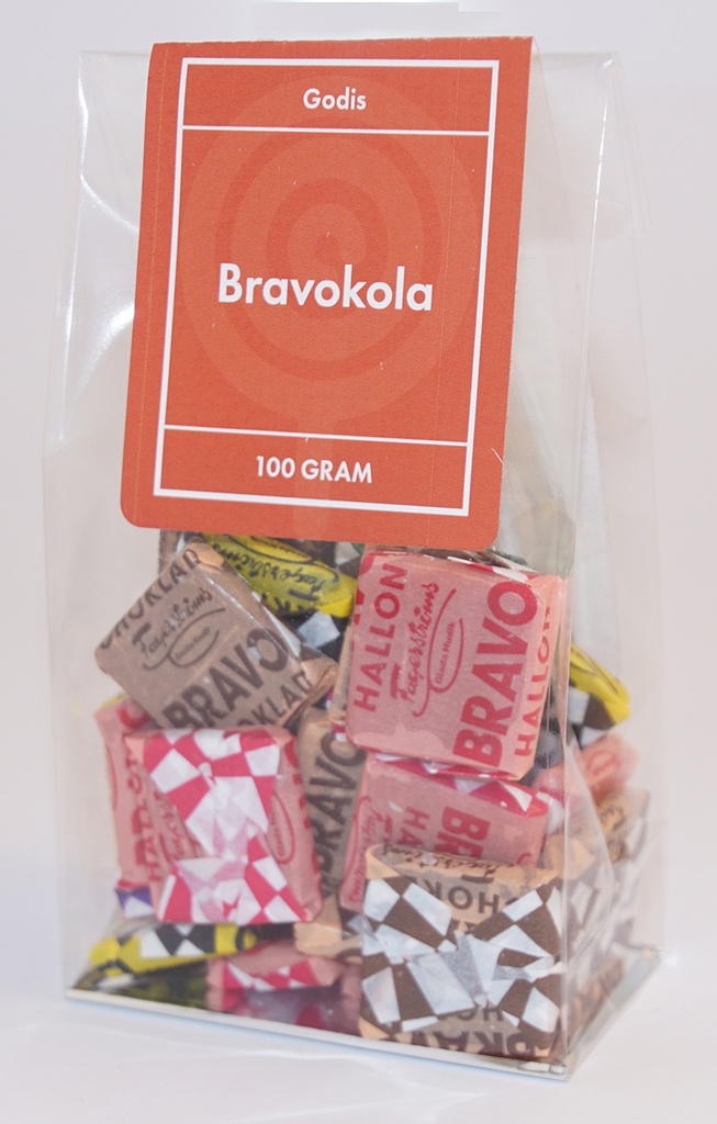 Bravokola i ståpåse 100g