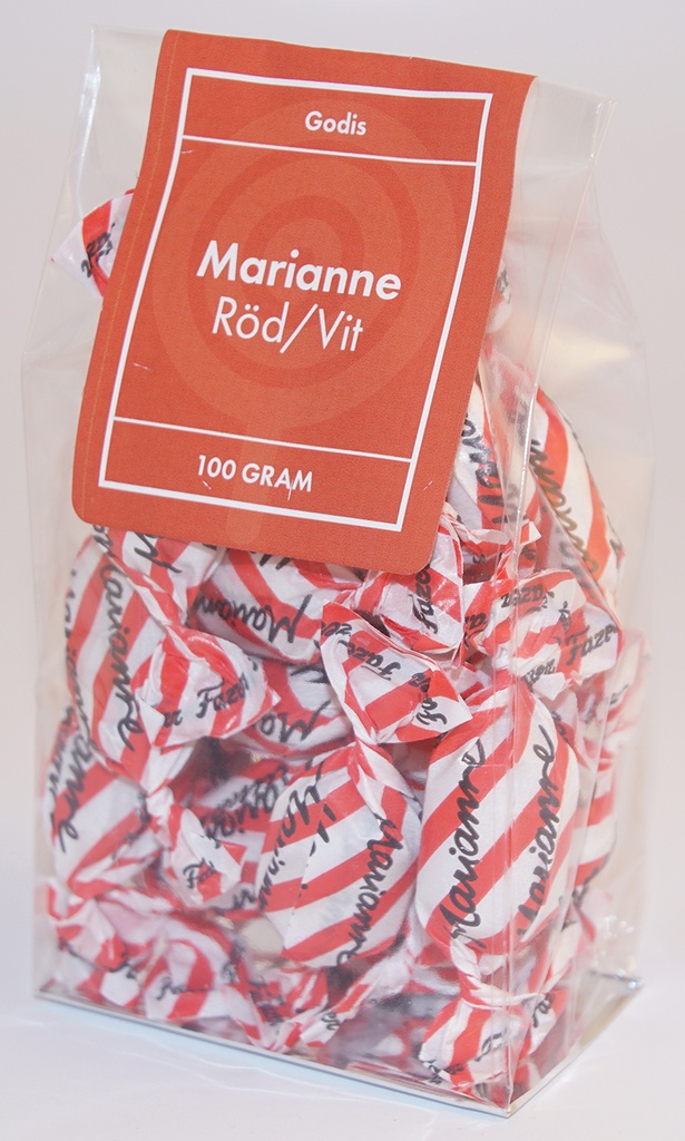 Marianne red/white in stand-up pouch 100g