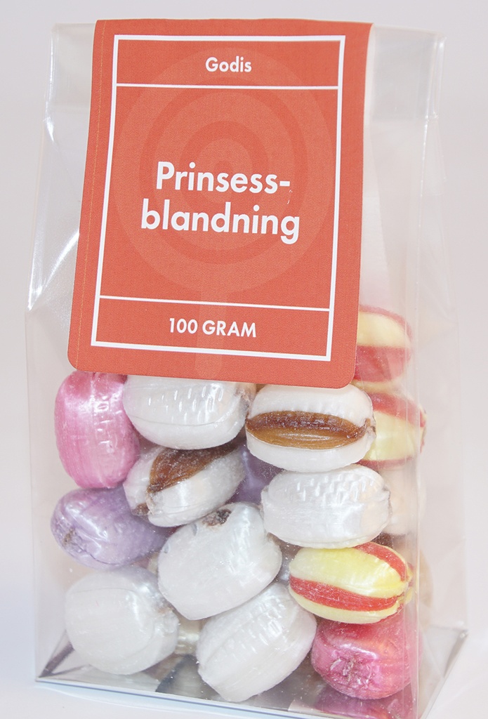 Princess blend pack in stand-up pouch 100g