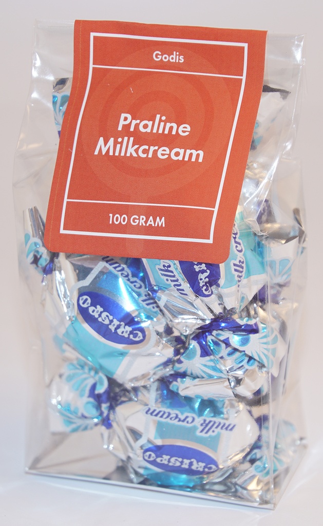 Praline Milk cream stand-up pouch 100g