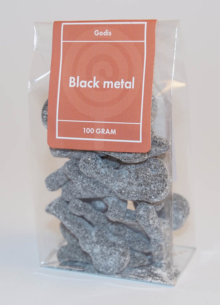 Black Metal godis ståpåse 100g