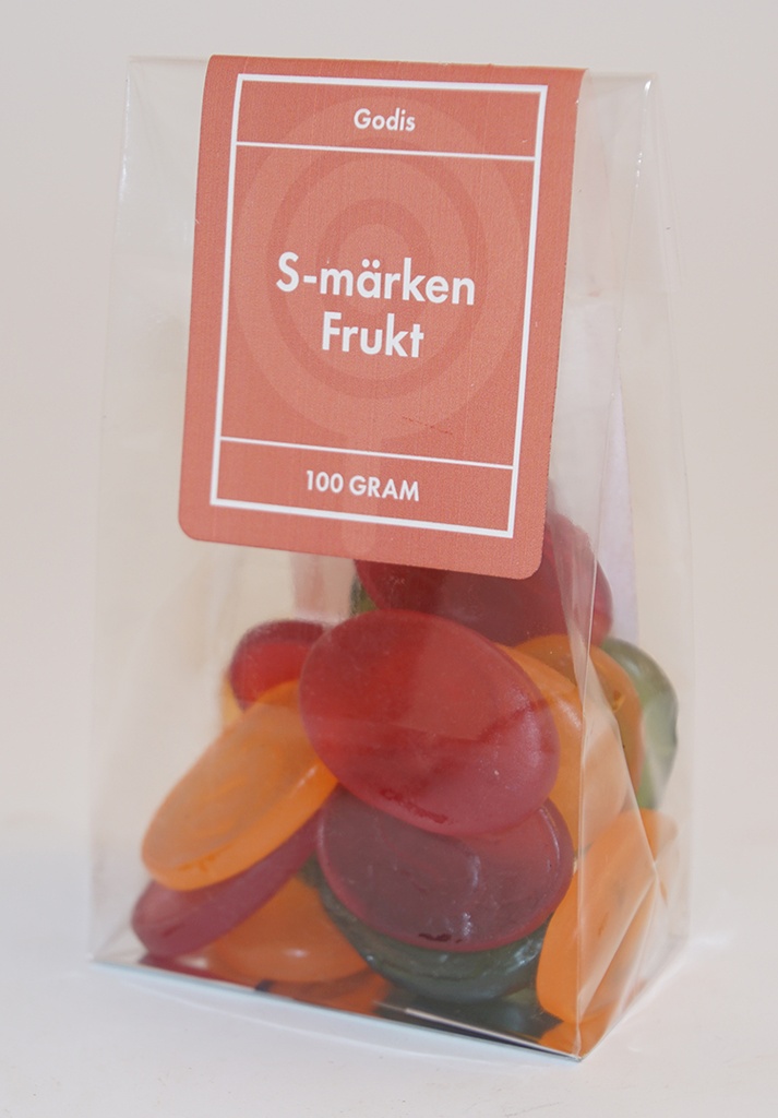 S-märke frukt ståpåse 100g