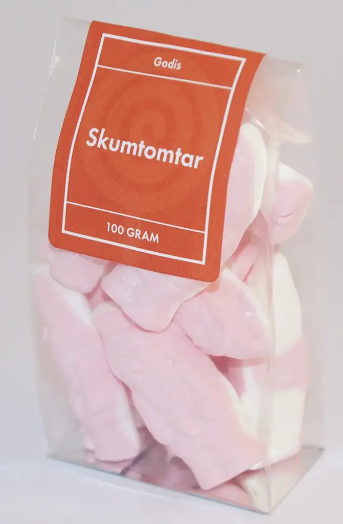 Christmas marshmallow santa small FRANSSON stand-up pouch 100g