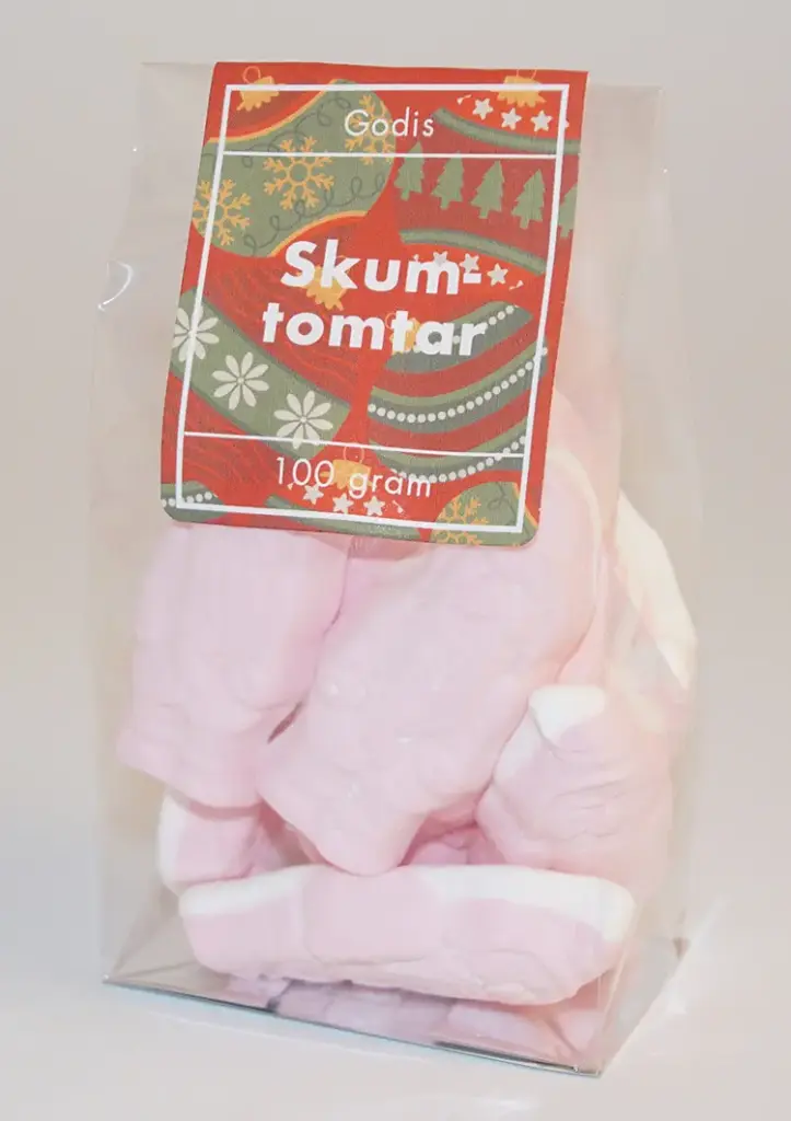 Julskum tomte liten FRANSSON ståpåse 100g