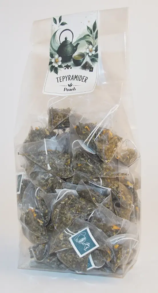 Pyramid tea Peach green 40pcs BAG
