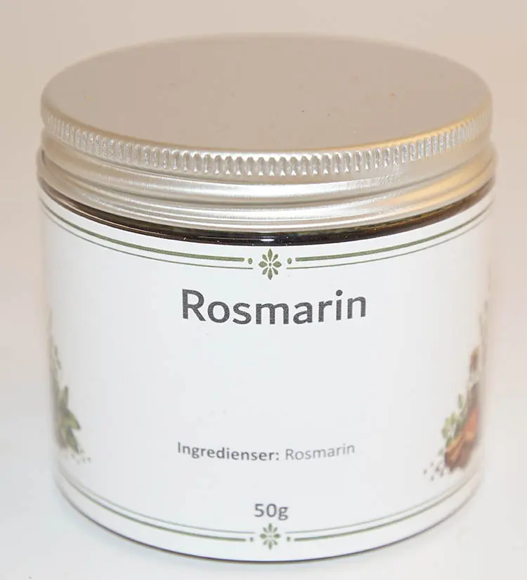 Rosmarin fp i petburk med silverlock 50g