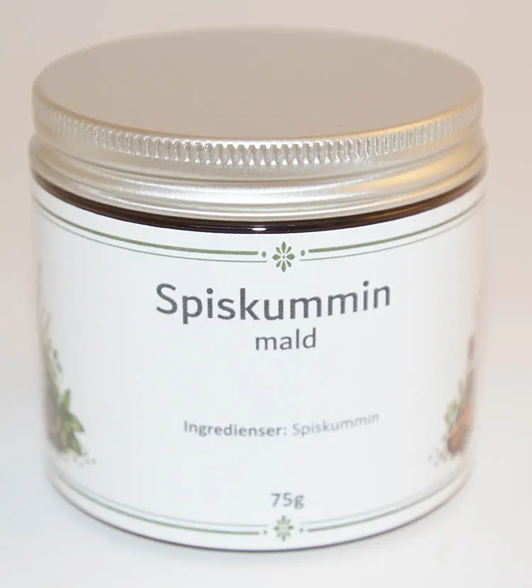 Spiskummin mald fp i petburk med silverlock 75g