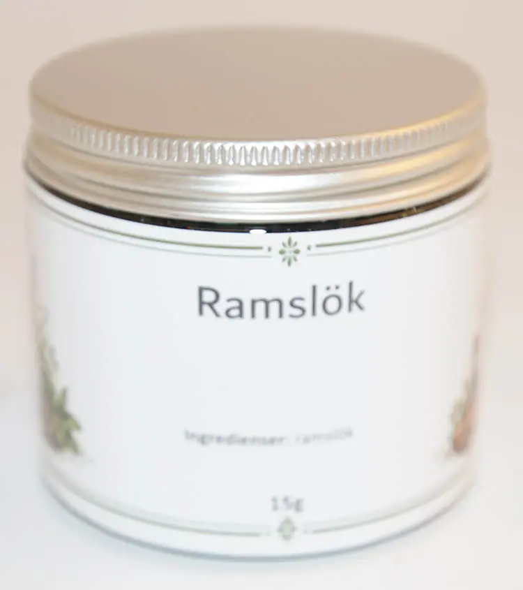 Ramslök fp i petburk med silverlock 15g