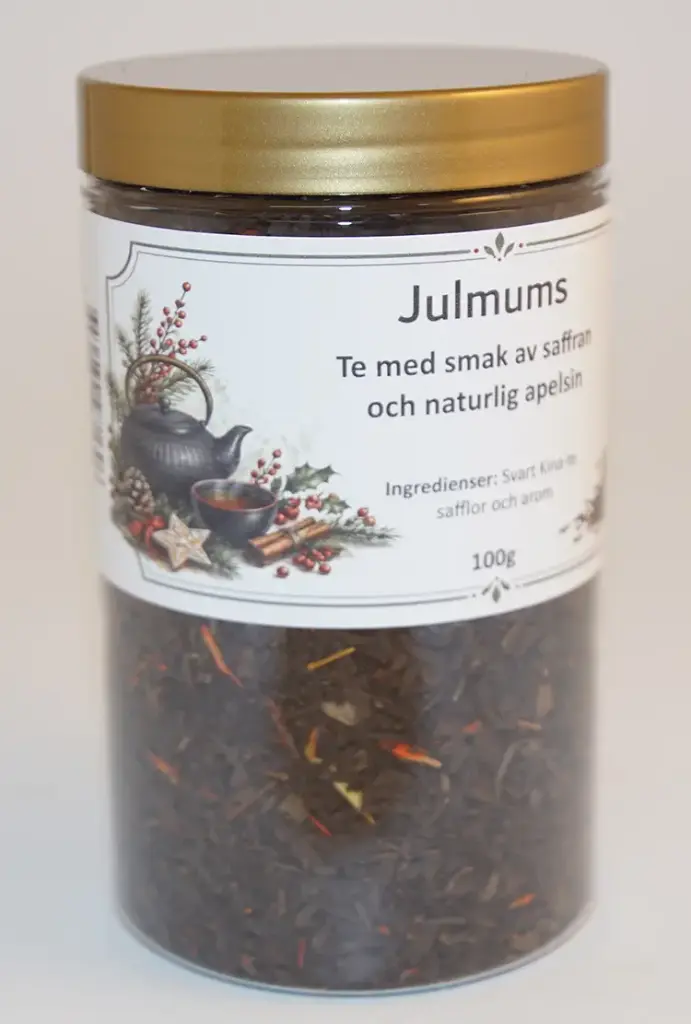 Christmas Yums black tea in PET jar 100g