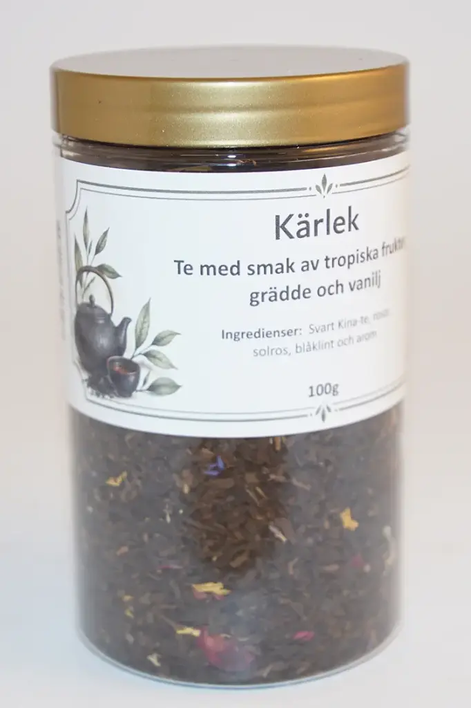 Kärlek svart te fp i PET-burk 100g