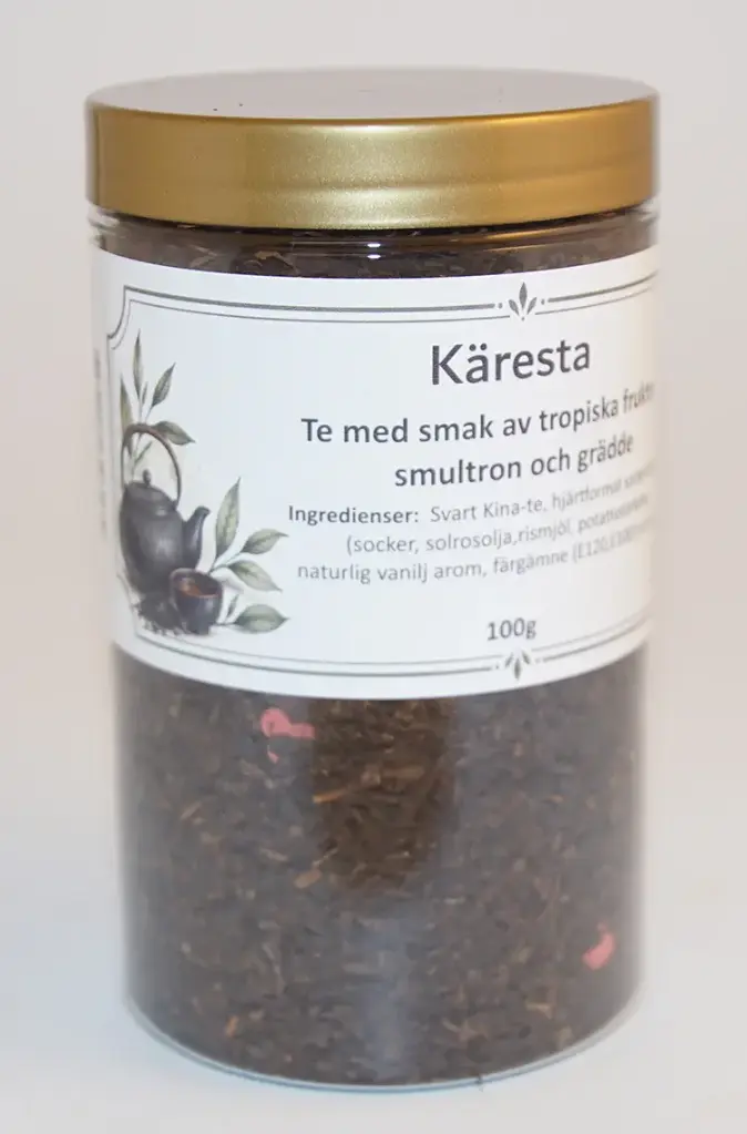Käresta svart te fp i PET-burk 100g