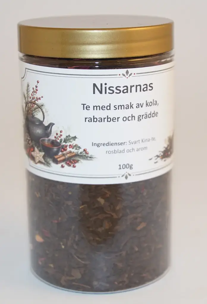 Nissarnas svart te fp i PET-burk 100g