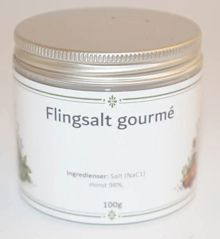 Flingsalt Gourme petburk med silverlock 100g