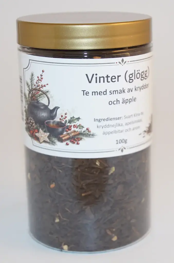 Vinter (glögg) svart te fp i PET-burk 100g