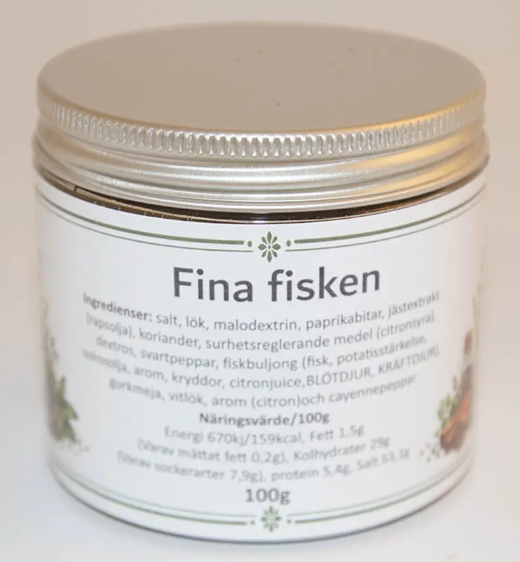 Fina fisken fp i petburk med silverlock 100g