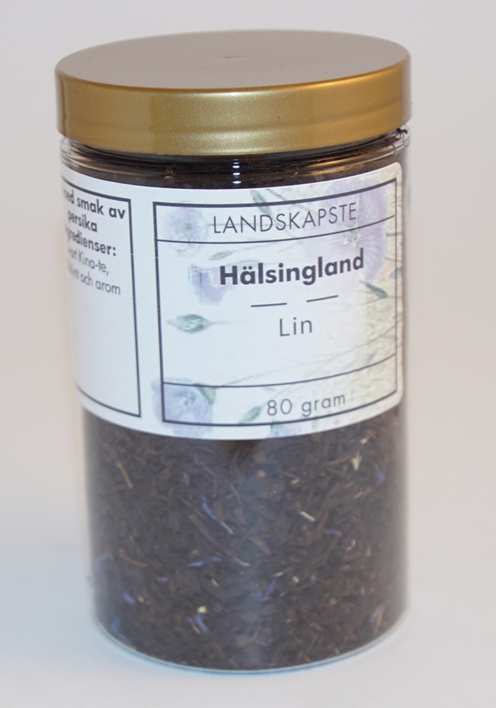 Hälsingland black tea pack in PET jar 80g