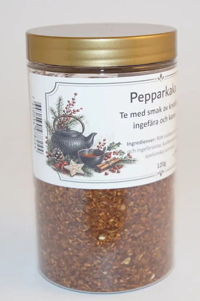 Gingerbread red tea fp in PET jar 120g