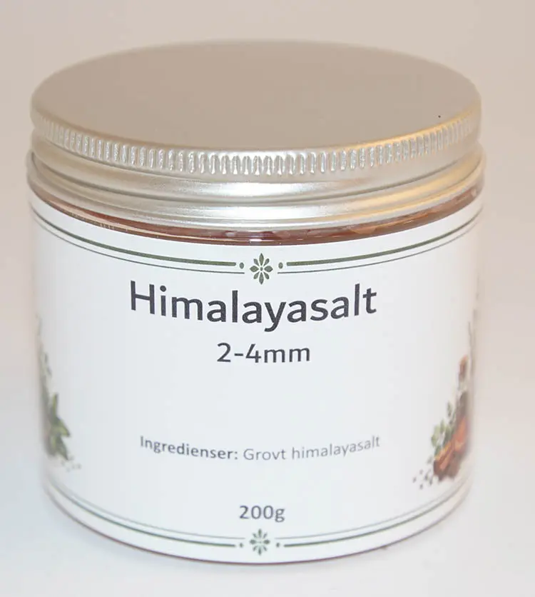 Himalayasalt 2-4 mm fp i petburk med silverlock 200g