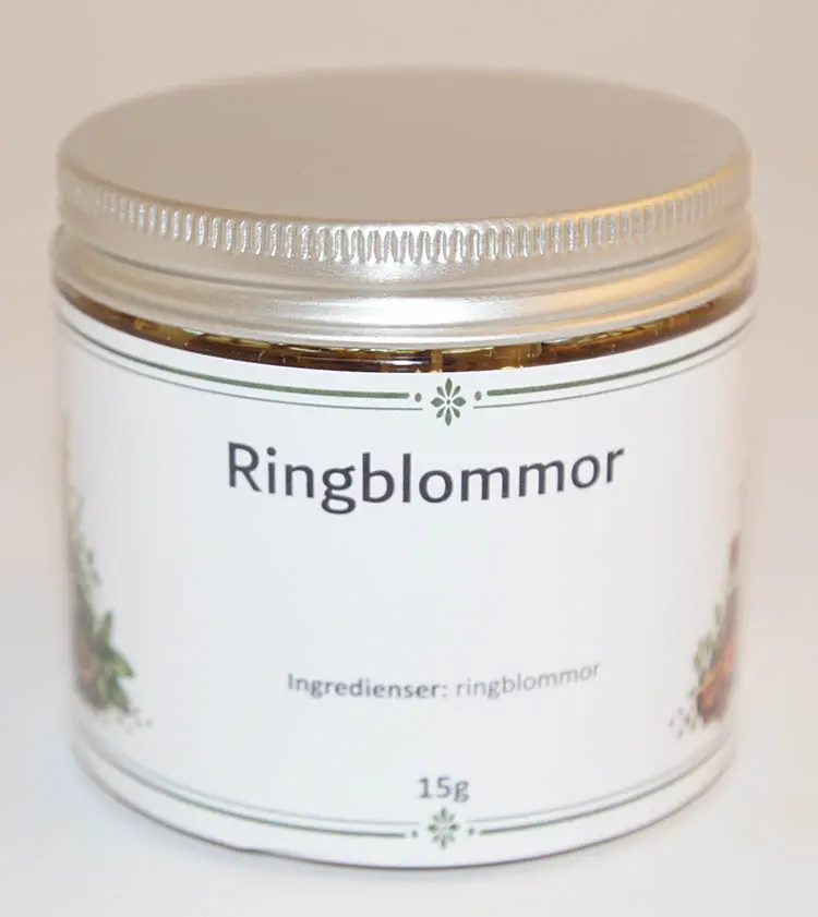 Ringblommor i PET-burk silver lock 15g