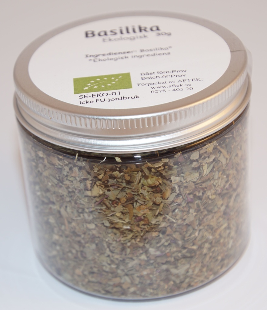 Basilika EKO fp i PET-burk 30g