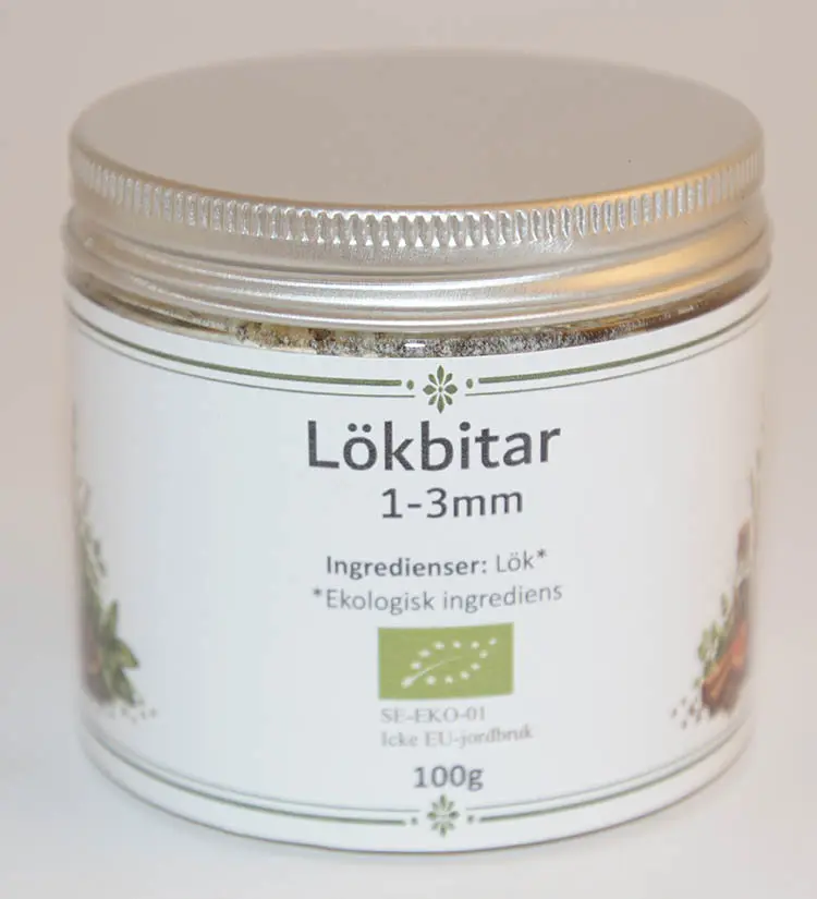 Lök 1-3mm EKO fp i PET-burk 100g