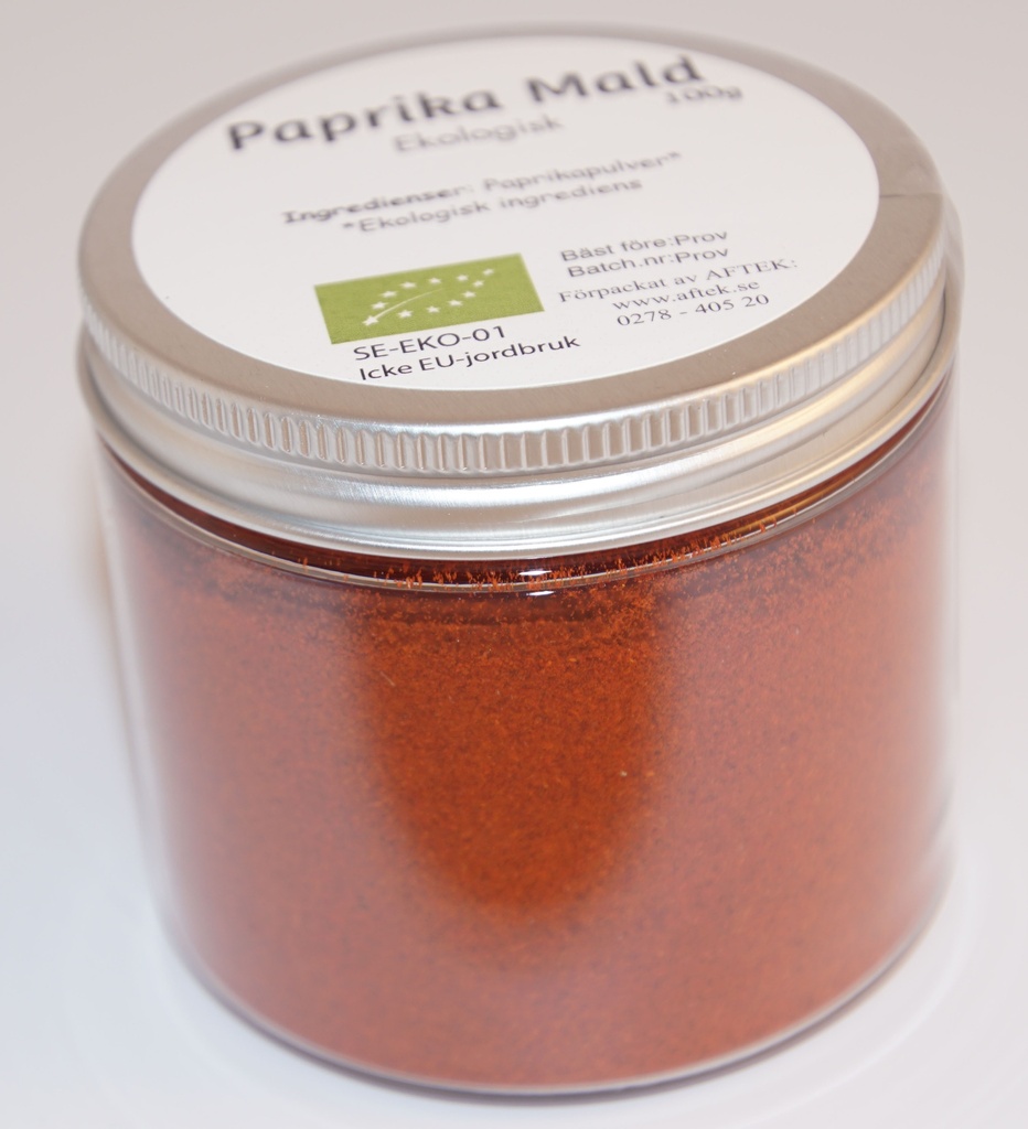 Paprika mald EKO fp i PET-burk