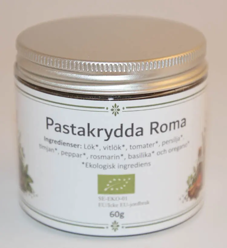 Pastakrydda roma EKO fp i PET-burk