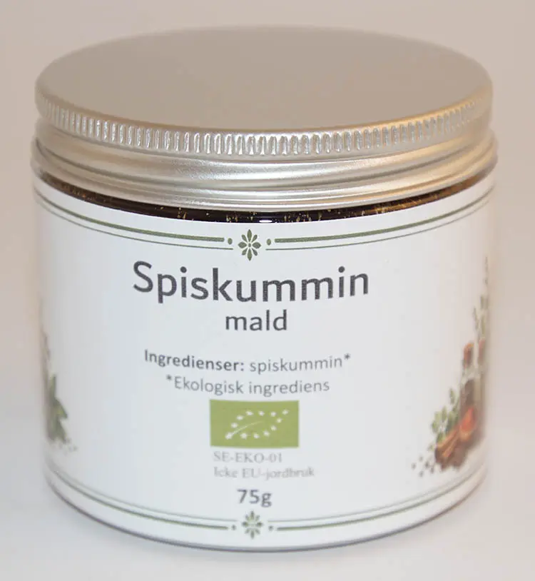 Spiskummin mald EKO fp i PET-burk
