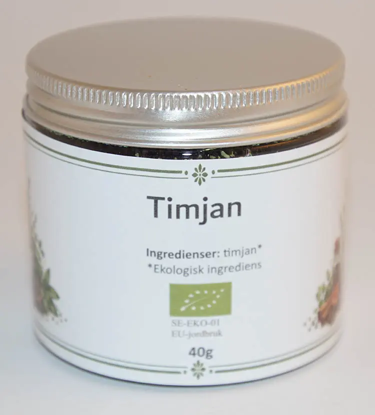 Timjan EKO fp i PET-burk 40g