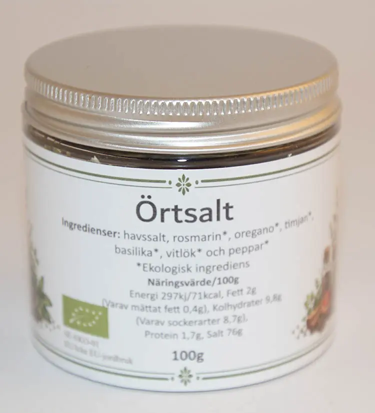 Örtsalt EKO fp i PET-burk 100g