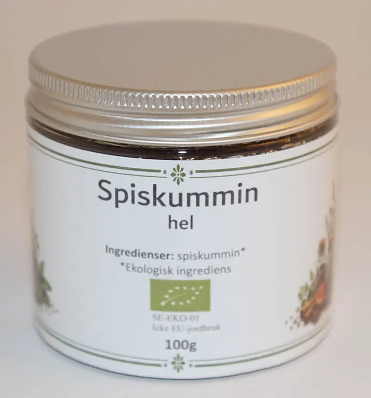 Spiskummin hel EKO fp i PET-burk 100g