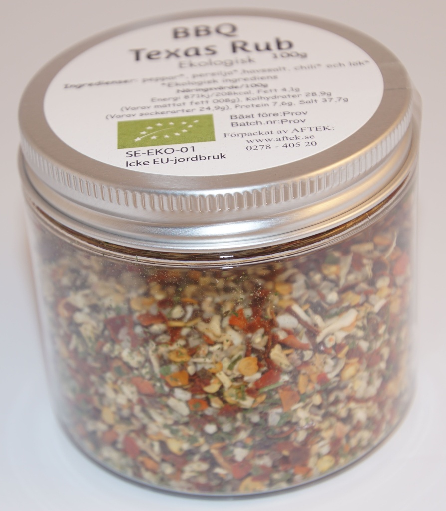 BBQ Txas Rub EKO fp i PET-burk