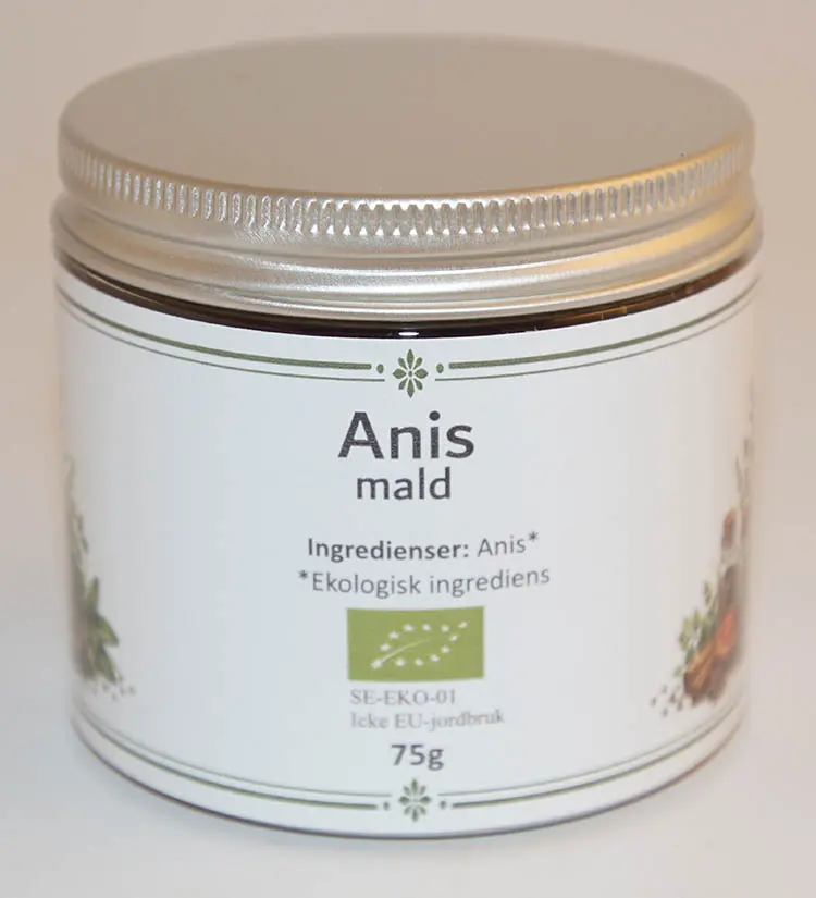 Anis mald EKO fp i PET-burk 75g
