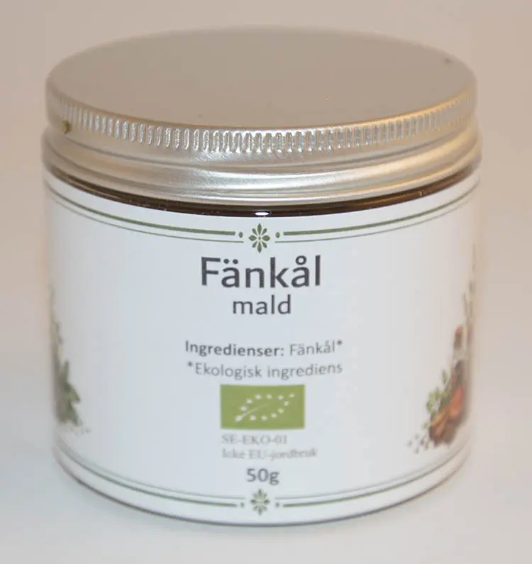 Fänkål mald EKO fp i PET-burk