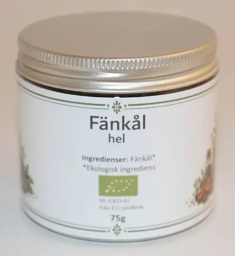 [SE62B] Fänkål hel EKO fp i PET-burk 75g