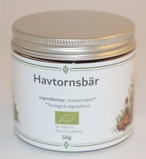 [SE83B] Havtornsbär EKO fp i PET-burk 50g