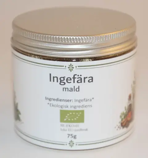 [SE90B] Ingefära mald EKO fp i PET-burk