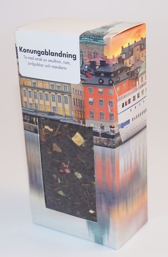 [U407] King's blend black tea pack in box 100g