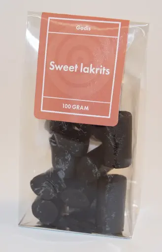 [P9502] Sweet liquorice Finnish stand-up pouch 100g