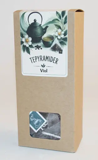 [KT548] Pyramid tea Violet black in box