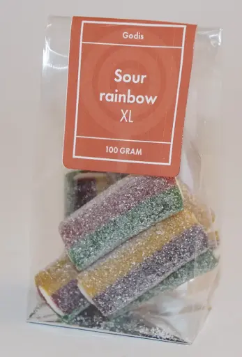 [P9706] Sour Rainbow XL packed in stand-up pouch 100g