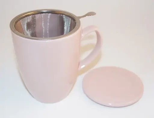 [1521] Mug 3,5dl Soft Rose with strainers