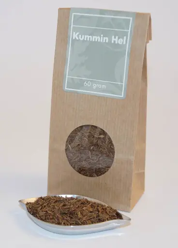 [L110] Kummin hel fp i brun påse med fönster 60g